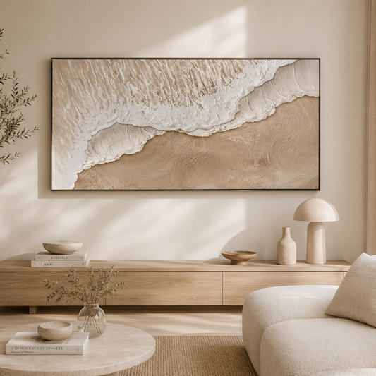 Hand-Painted Horizontal Oil Canvas